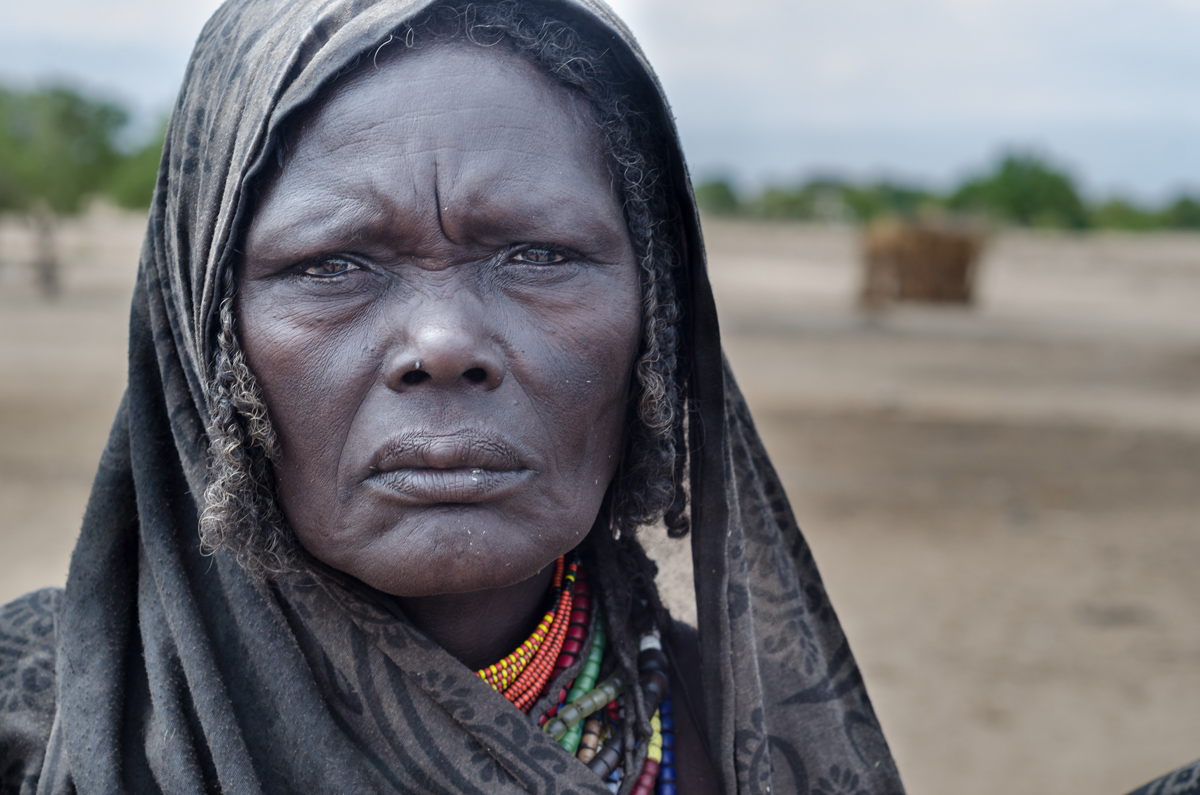 Portrait Of Old Woman From Arbore Tribe, Ethiopia