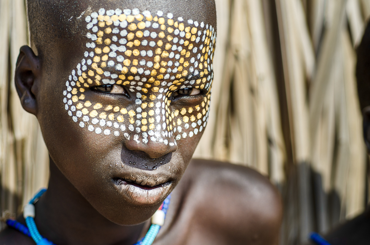 Portrait Of Unidentified Boy From Arbore Tribe, Ethiopia