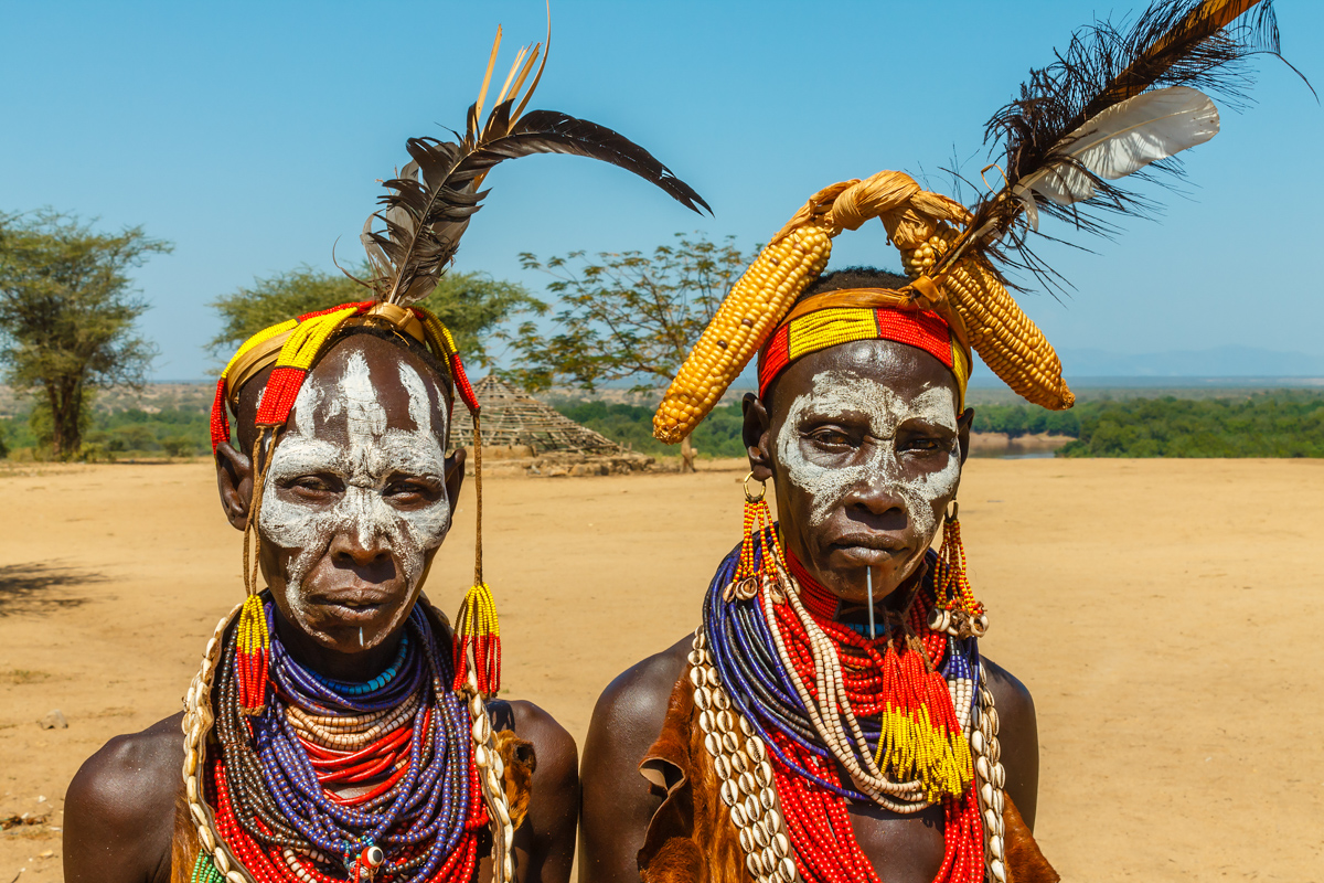 Omo Valley, Korcho Village, Ethiopia – December 09, 2013: Uniden